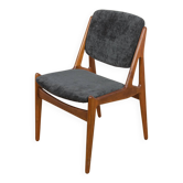 Chaise de salle à manger Ella en teck du milieu du siècle par Arne Vodder pour Vamo Sønderborg, Danemark, années 1960.
