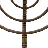 Brass 7-branch candelabra Menorah, 1960s