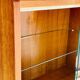Storage unit/Library with sliding glass doors 1960s