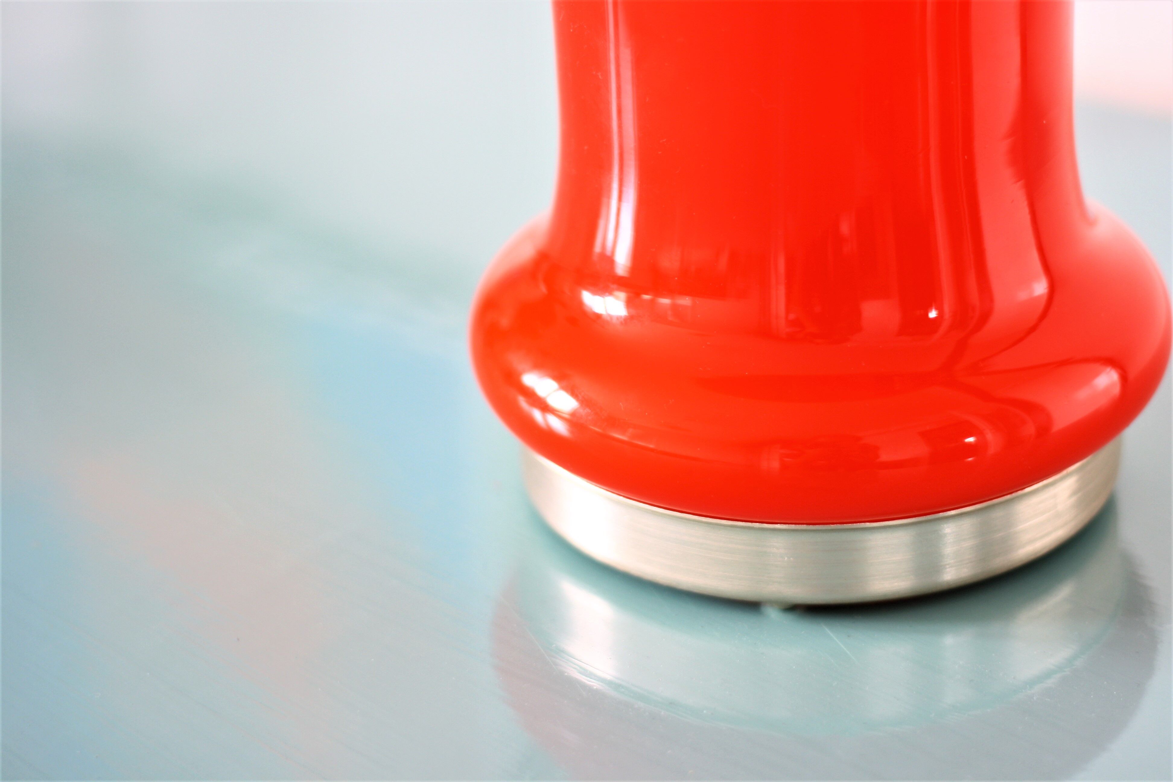 Opal glass desk lamp by Ivan Jakes, Czechoslovakia