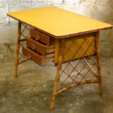Vintage rattan office