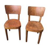Set of two bistro chairs