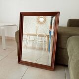 Vintage Italian mirror, beveled glass, 1960s