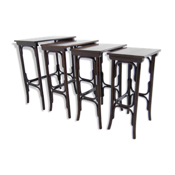 Pull out tables model 10 from Thonet, 1900