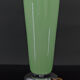 Art Deco lamp in chrome and celadon glass, France, circa 1930