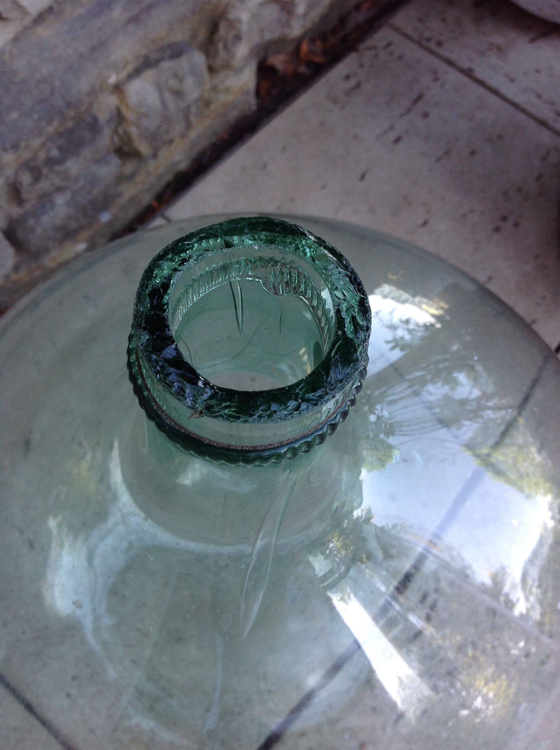 Old demijohn 35 liters, vintage