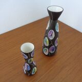 Ceramic Kongo Vases by Bodo Mans for Bay Keramik, 1960s, Set of 2