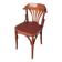 Vintage Bentwood Dining Chair: Thonet Style Fan Backrest, 1970s Irish Pub
