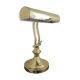Lampe de notaire, banquier dorée