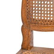 4 caned chairs from the Louis XV period stamped by Charles Delenoncourt.