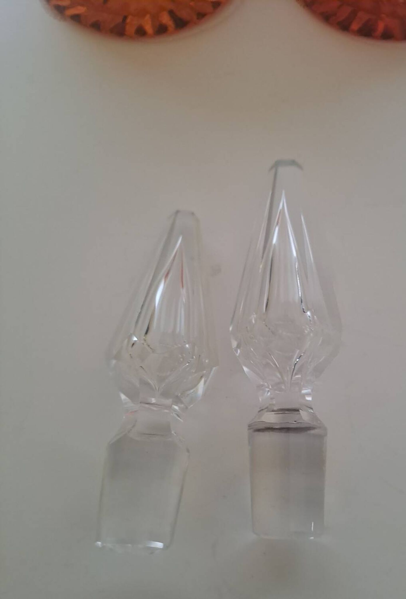 Crystal liqueur service from Saint Louis, Massenet model.