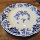 Plat bleu en gien