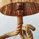 Vintage 1950s table lamp in rope – in the style of Audoux & Minet