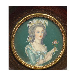Miniature par ls femme du XVIIIeme