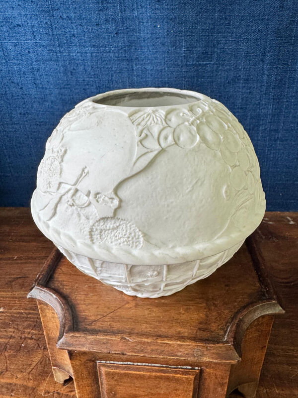 Photophore signé Bernardaud en porcelaine de Limoges