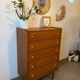 Vintage 1960s chest of drawers/dresser