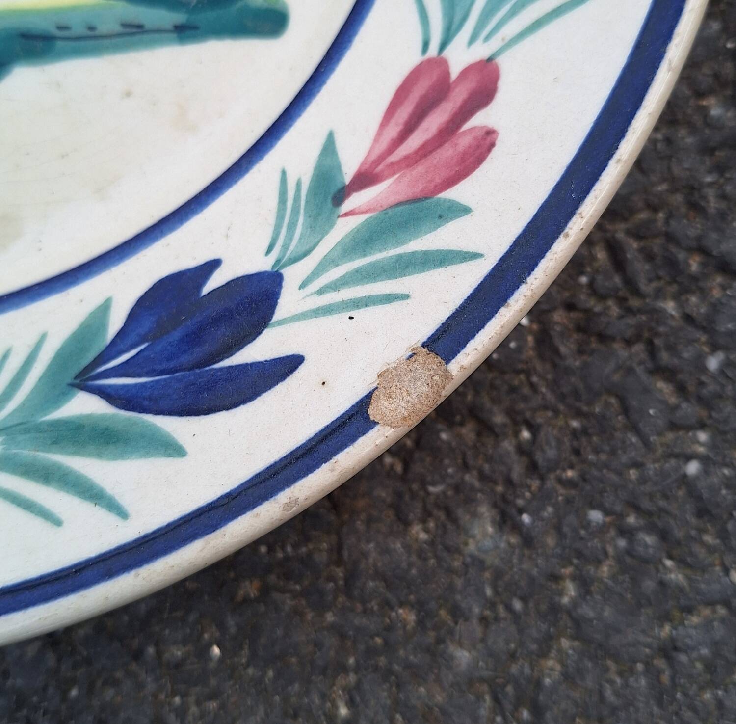 Set of 3 HB Quimper plates