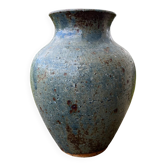 Vase en grès vintage signé Alain Blanchard