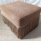 Paire de fauteuils crapaud avec un ottoman