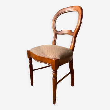 Chaise Louis Philippe Ronde assise rembourrée - Collection Ventoux