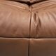 Togo Sofa in Brown leather attributed to Michel Ducaroy for Ligne Roset.