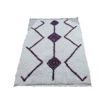 Handmade wool Berber rug 150 X 100 CM