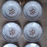 Set of 6 Luneville OOnon plates