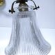 Double gilded bronze and glass wall lamp 1900