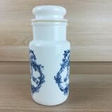 Apothecary pot in opaline h=18cm