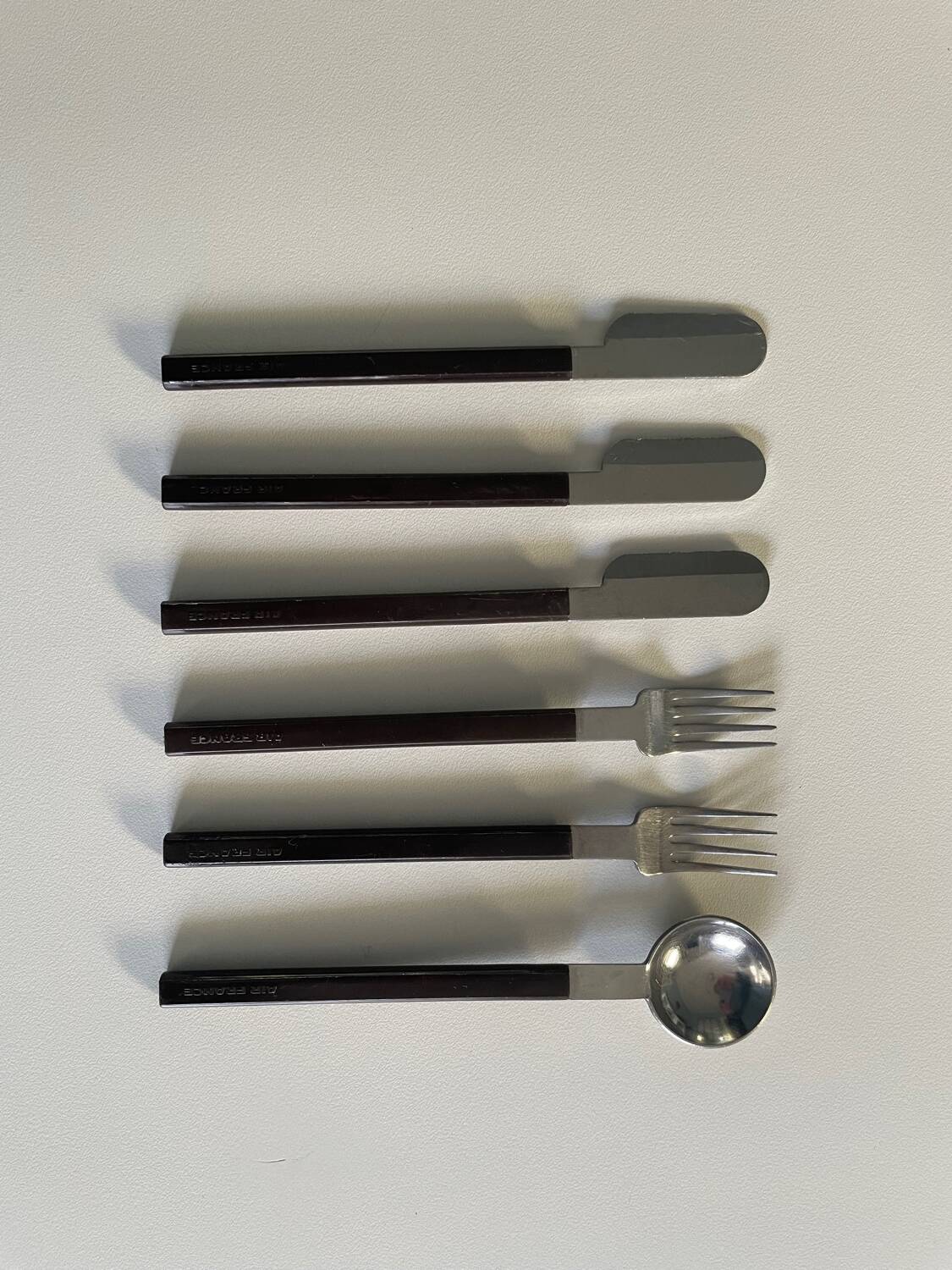 Concorde cutlery sets by Raymond Loewy