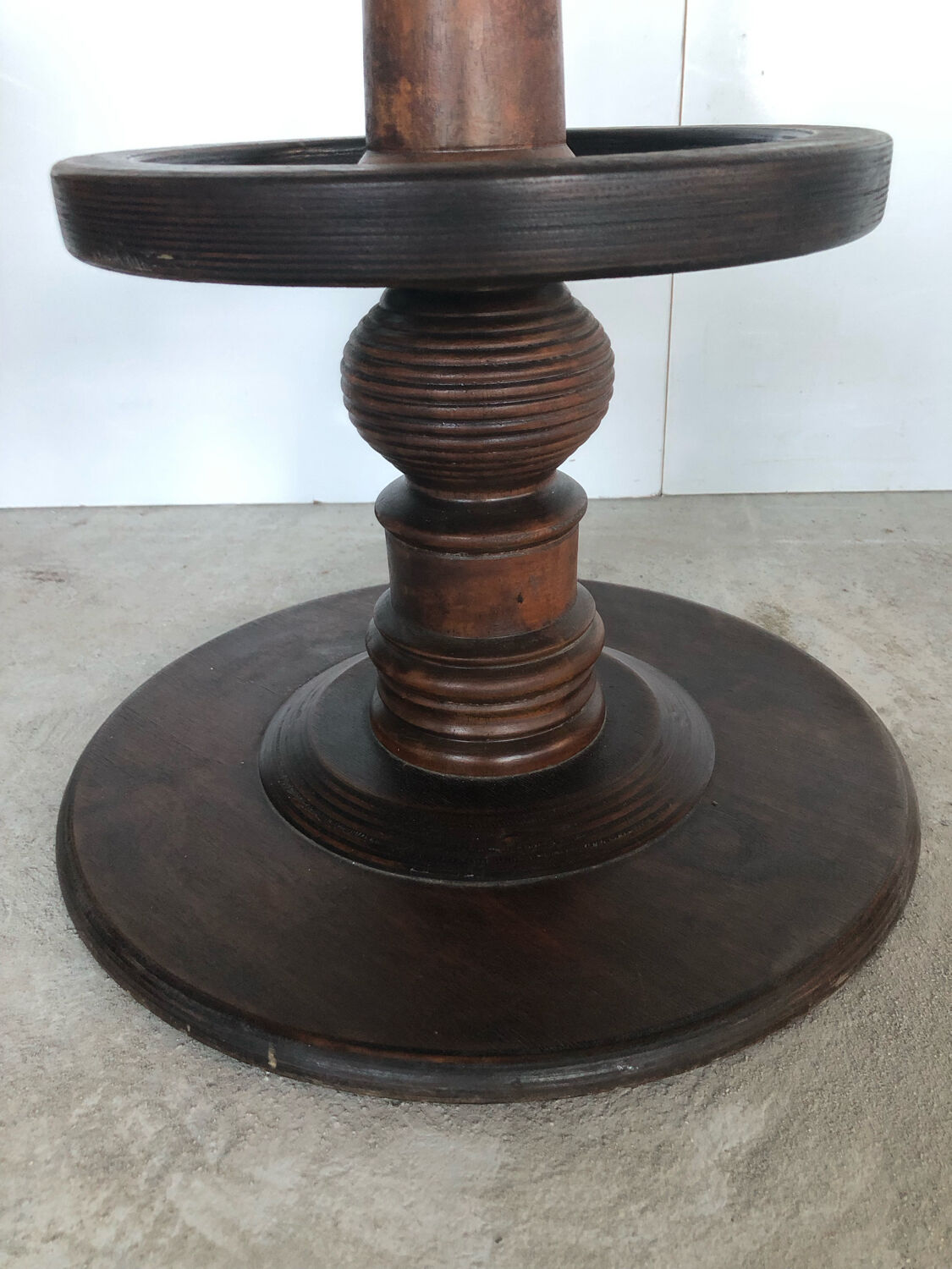 Vinatge solid wood bar top stool