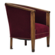 1950s, Danish armchair, original condition, furniture velour, beech wood.