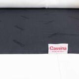 Maralunga 2-seater sofa in white leather by Vico Magistretti for Cassina