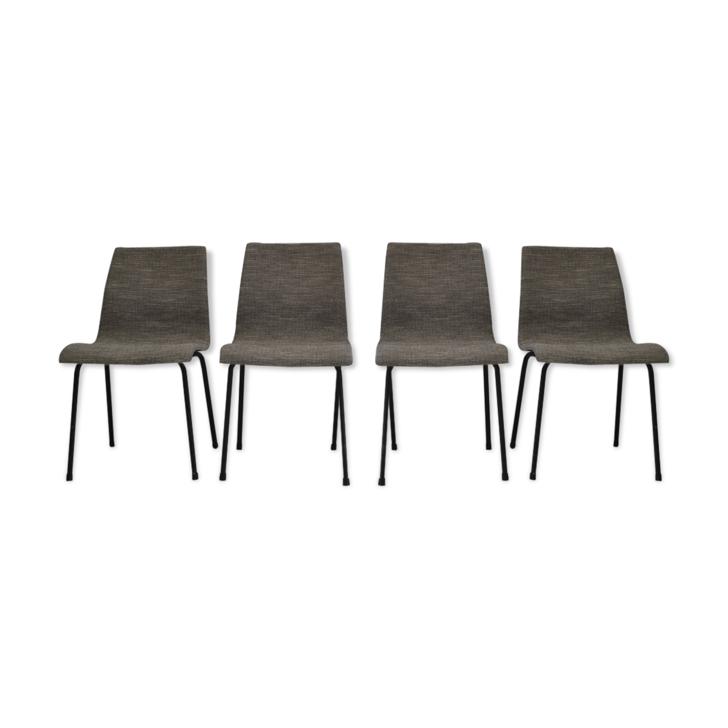 Set of 4 chairs by René-Jean Caillette for Charron