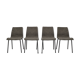 Set of 4 chairs by René-Jean Caillette for Charron