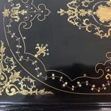Cave a liqueur complète Napoléon III Marqueterie boulle Coffret ancien