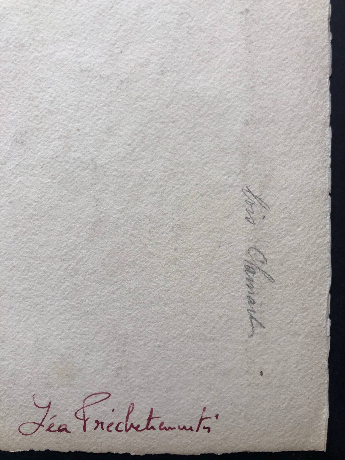 Landscape drawing Bois Clamart