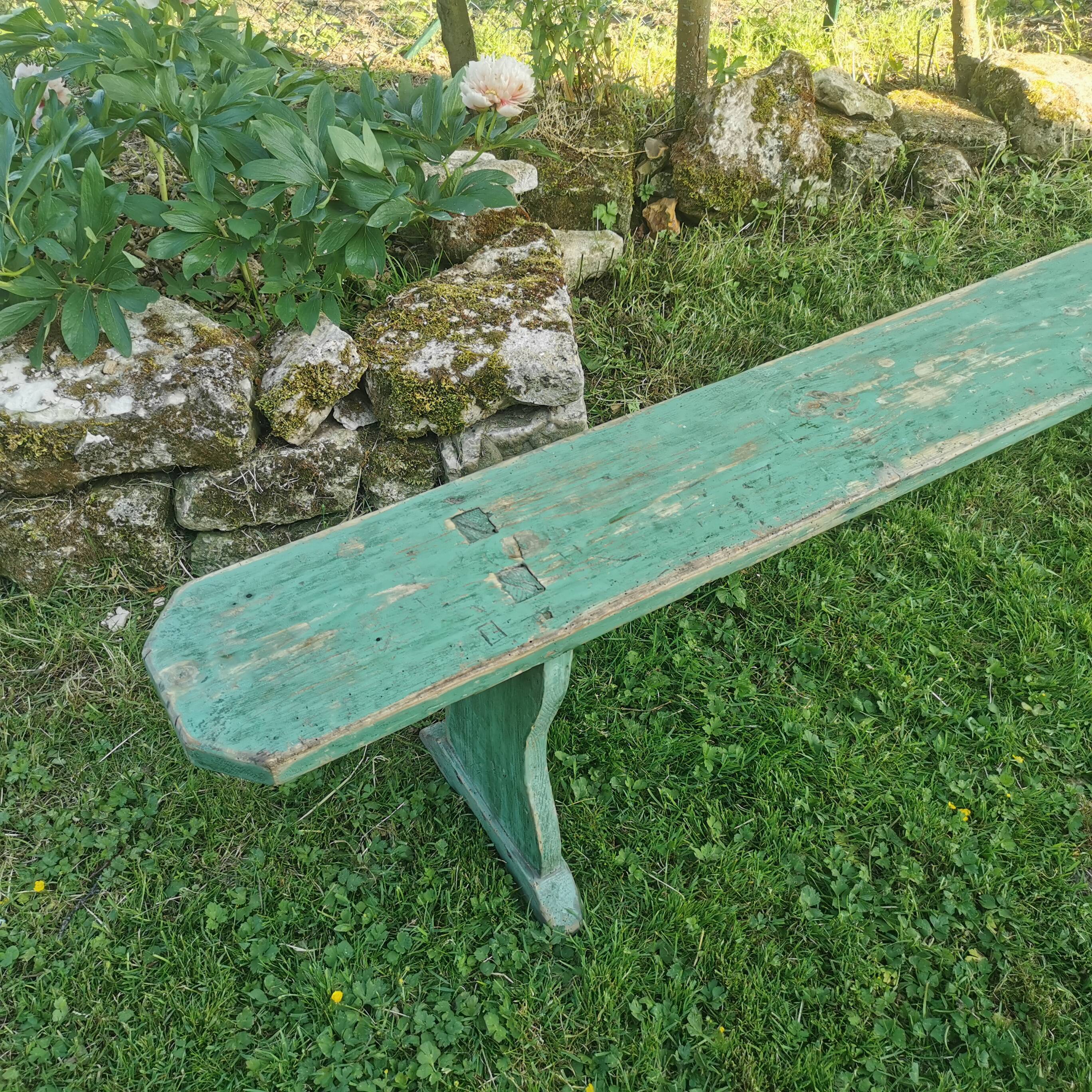 Old wooden bench
