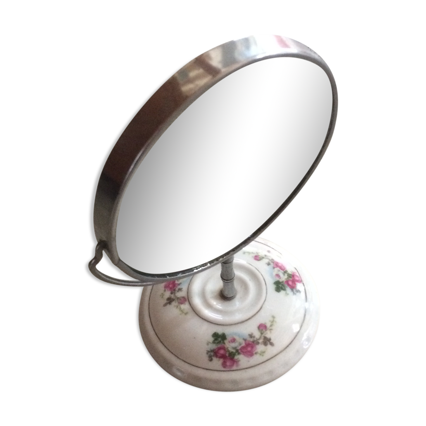 Porcelain swivel mirror