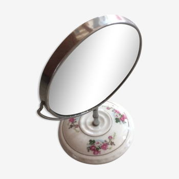 Porcelain swivel mirror