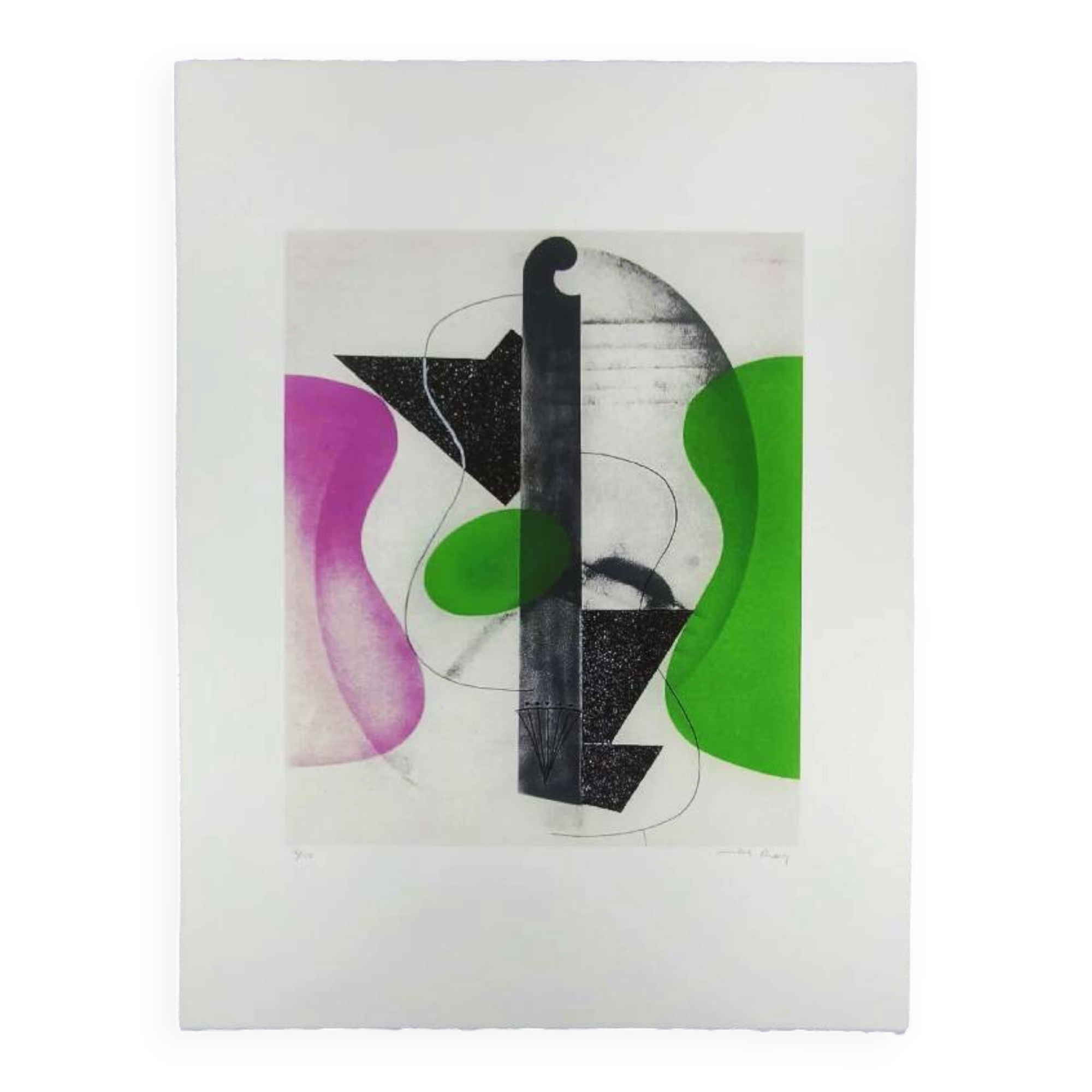 1970s Man Ray Limited Edition Lithograph.