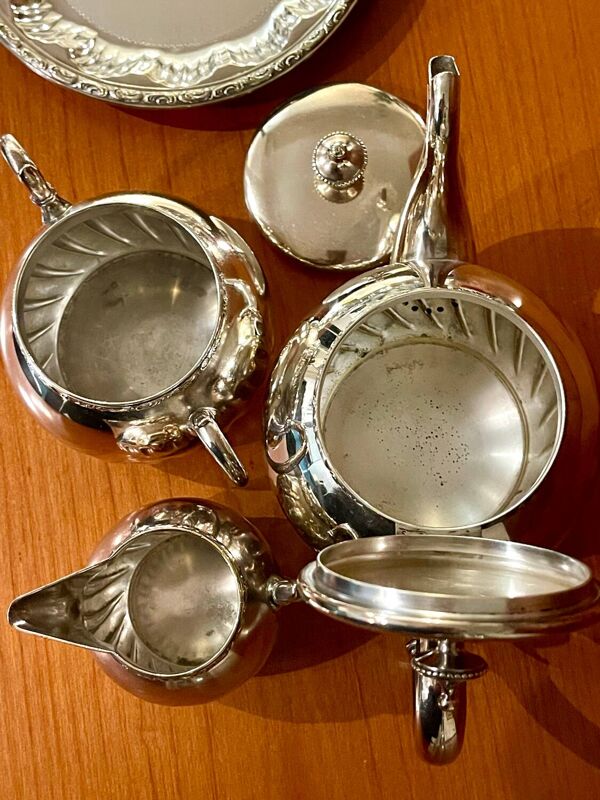 Service à thé,WMF, métal argenté, 4 pièces
