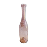 Biot bubble glass bottle