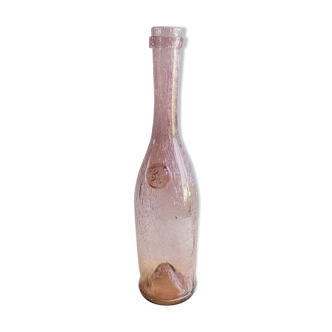 Biot bubble glass bottle