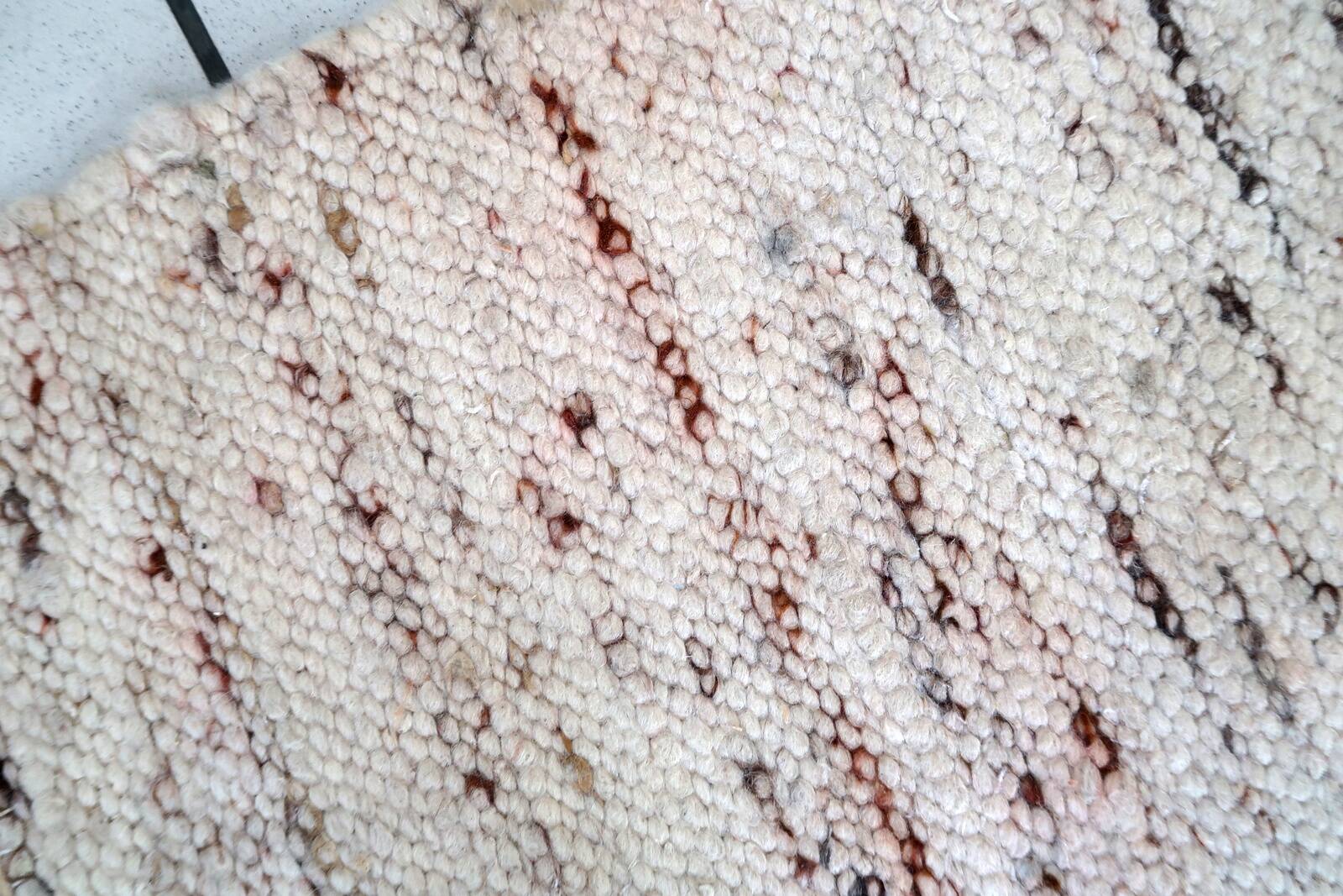 Tapis Vintage Kilim Indien en Laine (54cm x 118cm), Années 1970, Élégance