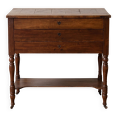 Antique wooden and marble dressing table