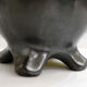 Amphora vase in metallic stoneware