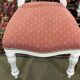Set of 6 English Victorian style mahogany chairs.