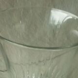Cruche pichet carafe pour eau orangeade en cristal taille ancienne