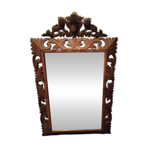 miroir en chêne style